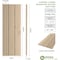 Ekena Millwork Rustic Three Board Joined Board-n-Batten Knotty Pine Faux Wood Shutters w/No Batten, 16 1/2"W x 88"H SHUBJN16X88KPPR - alternate 13